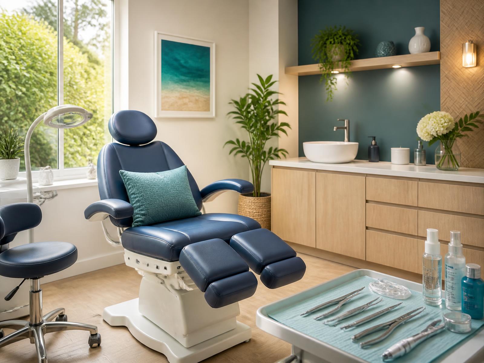 Treatment room at Think Feet Family Foot Clinic in Orillia