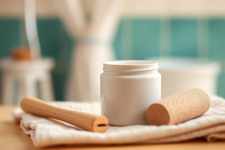 Callus rasp, pumice stone and foot cream